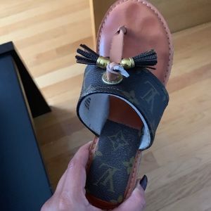 Up cycled LV Sandals